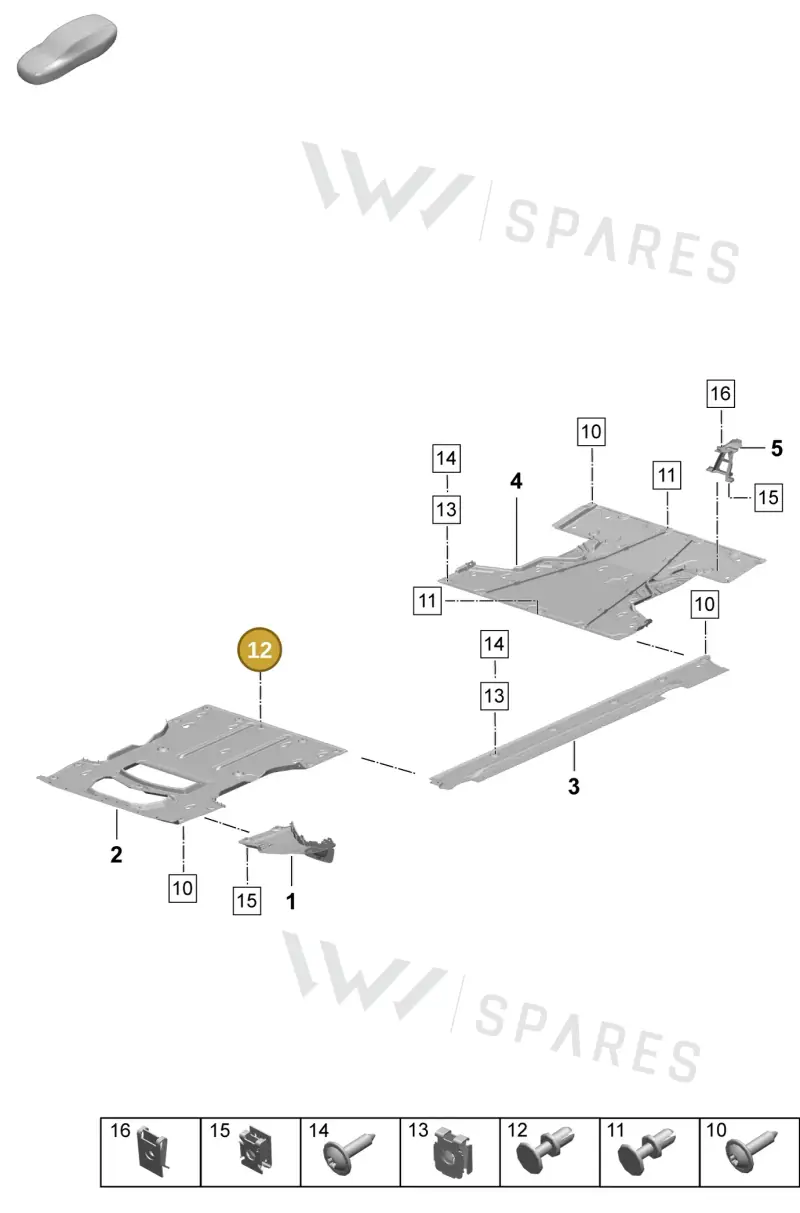 PAB825429 — Porsche Macan (2024-2024) diagram p61801700, position 12
