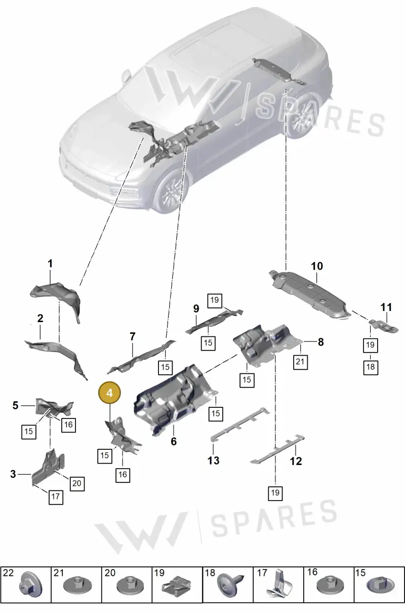 PAB825643 — Porsche Cayenne Coupe (2023-2023) diagram p60801720, position 4