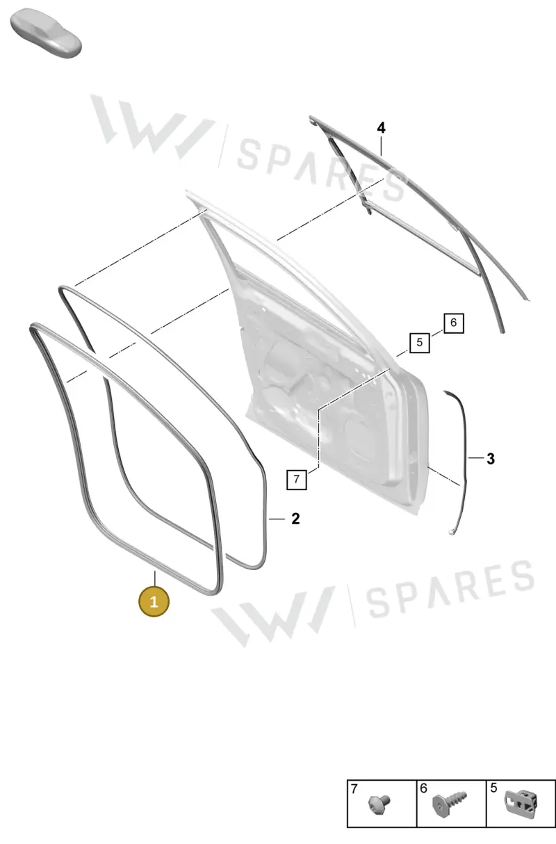 PAB831721B — Porsche Cayenne Coupe (2023-2023) diagram p60804125, position 1