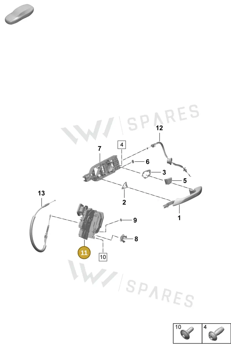PAB839016A — Porsche Macan (2024-2024) diagram p61804250, position 11