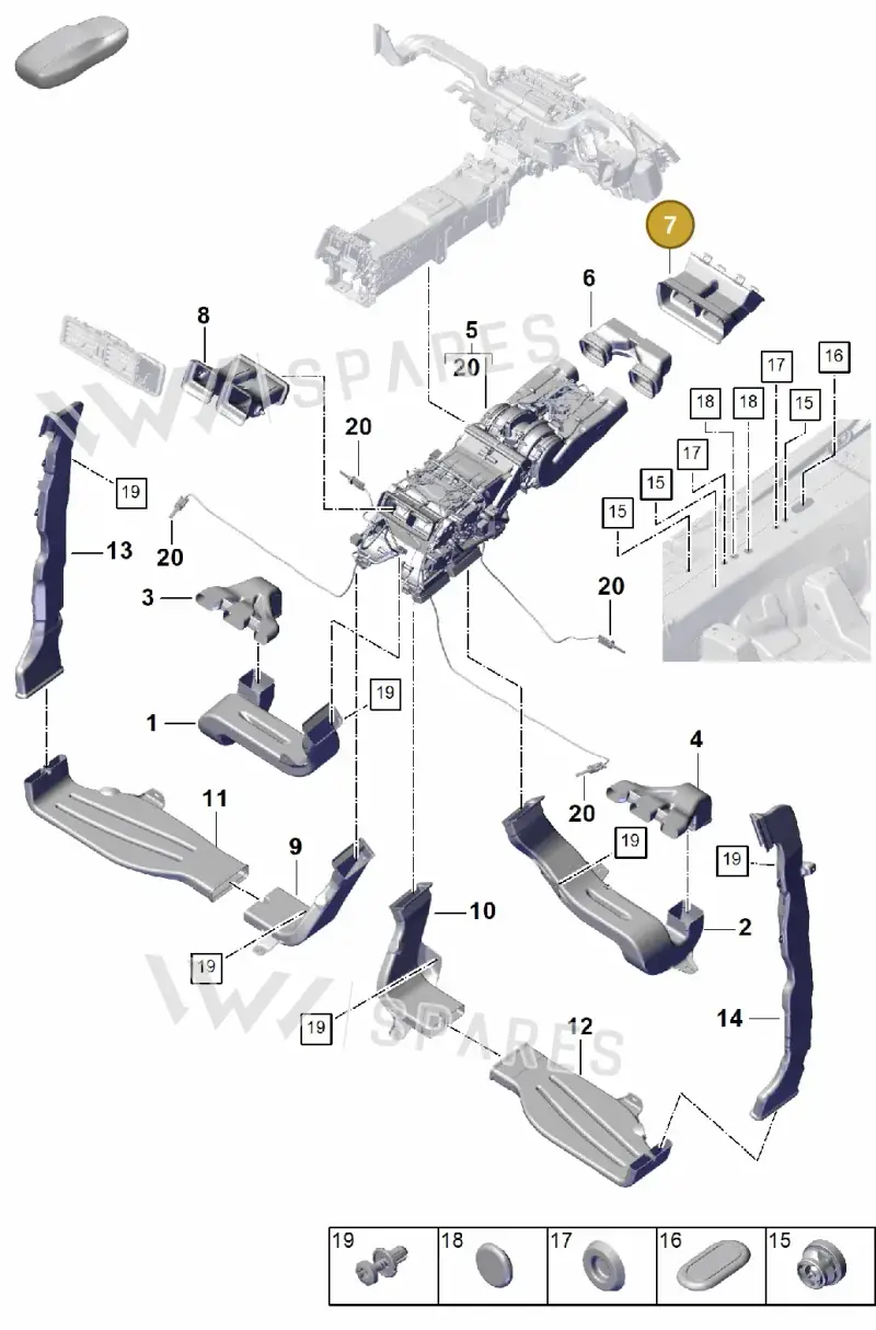PAB85704210 — Porsche Cayenne Coupe (2023-2023) diagram p60814250, position 7