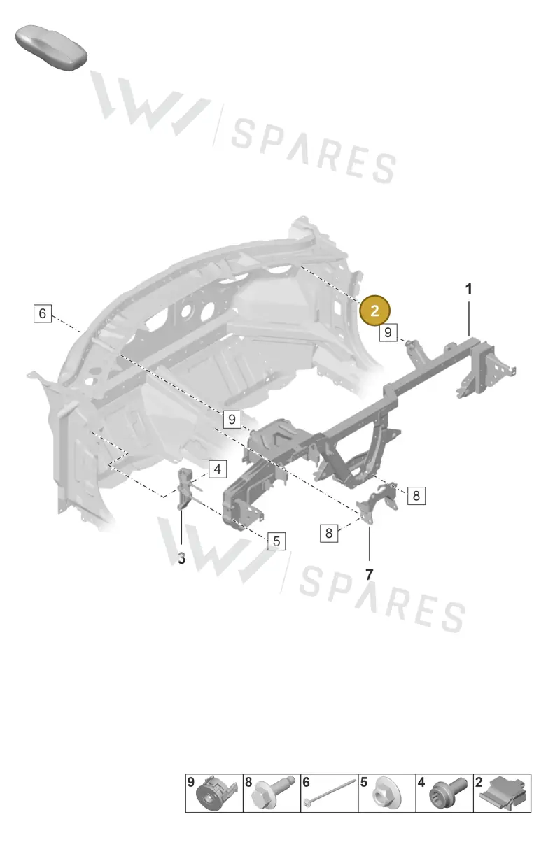 PAB85794900 — Porsche 911 (2021-2022) diagram p53809200, position 2