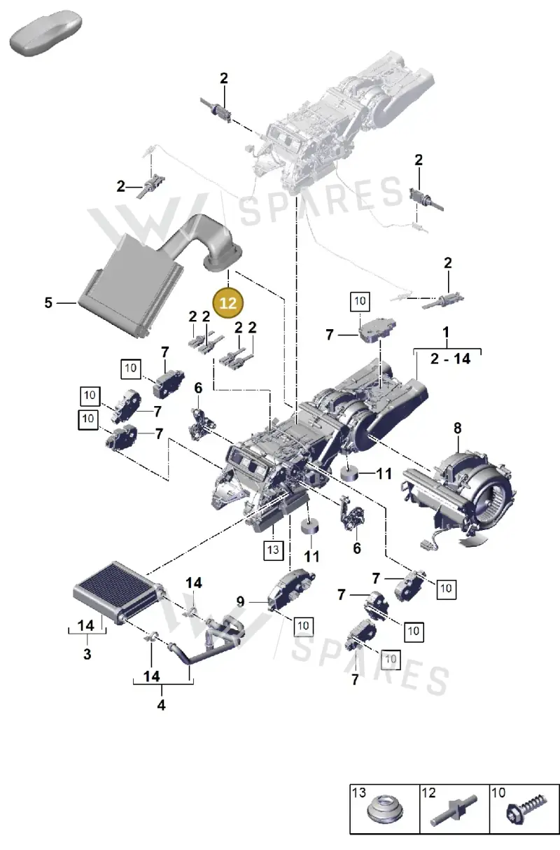 PAB898037E — Porsche Cayenne Coupe (2023-2023) diagram p60814270, position 12