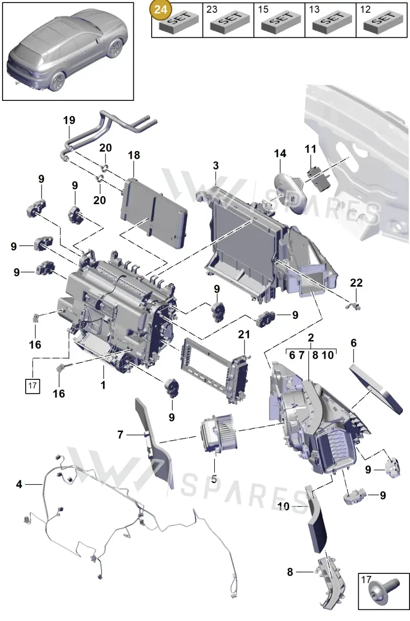 PAB898967 — Porsche Cayenne (2017-2023) diagram p51814000, position 24