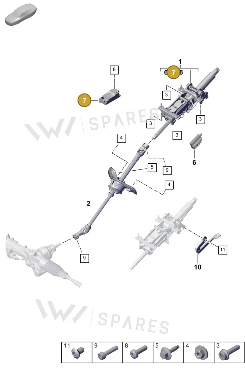 PAB905861 — Porsche Cayenne Coupe (2023-2023) diagram p60403300, position 7