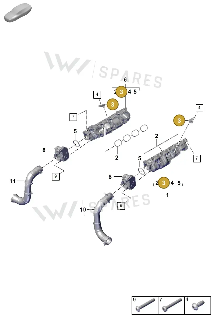 PAB906051F — Porsche Panamera (2023-2025) diagram p62107100, position 3