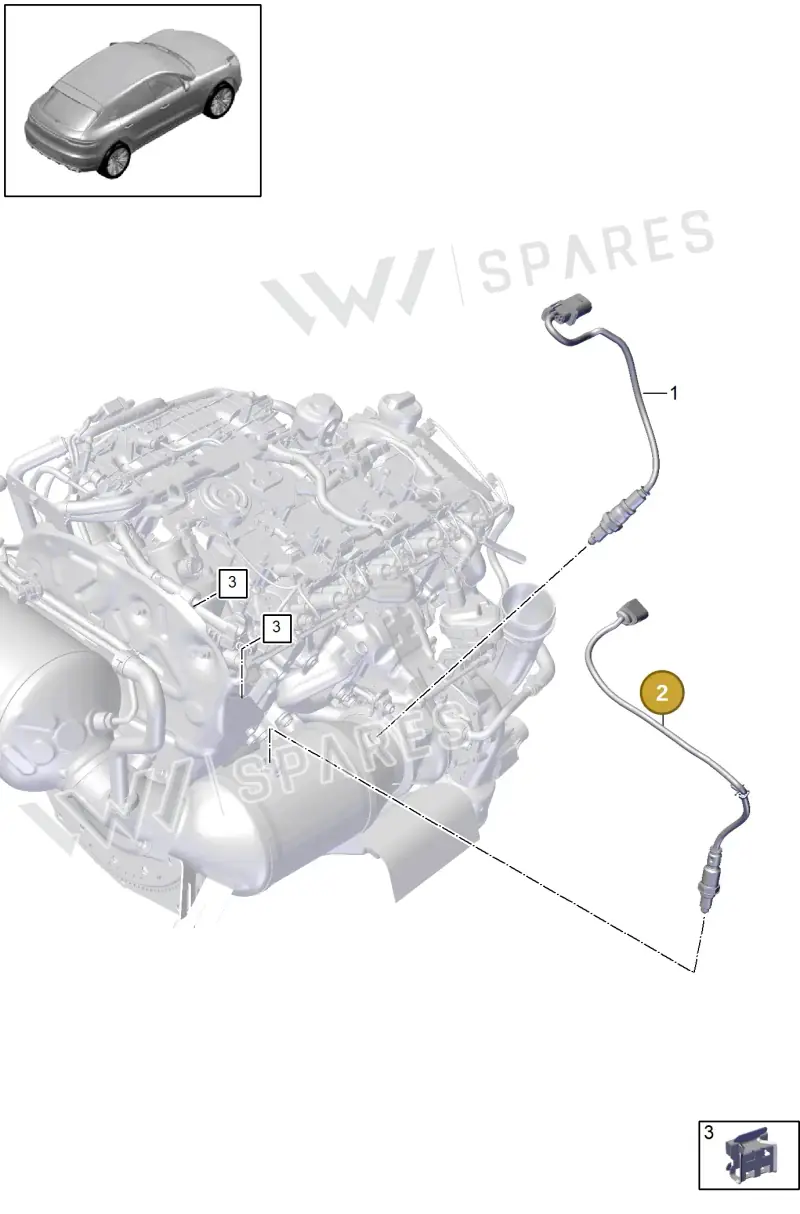 PAB906265Q — Porsche Macan (2018-2022) diagram p52202272, position 2