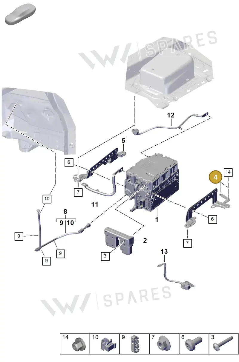 PAB907347A — Porsche Cayenne Coupe (2023-2023) diagram p60251300, position 4
