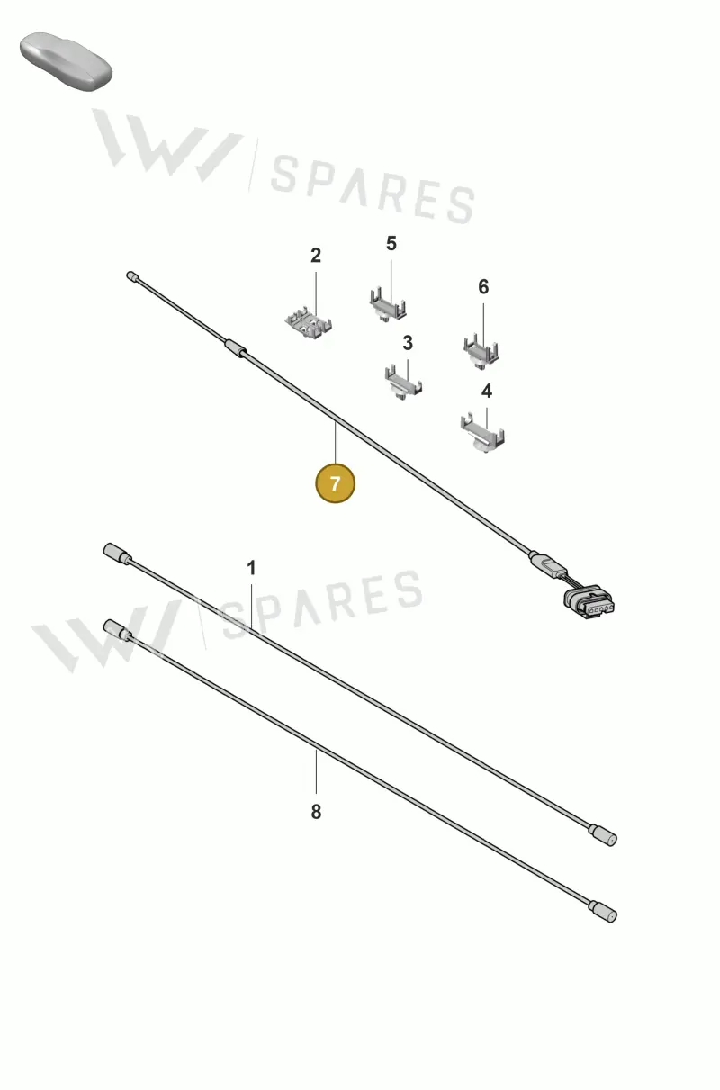 PAB907414 — Porsche Panamera (2020-2023) diagram p58911020, position 7