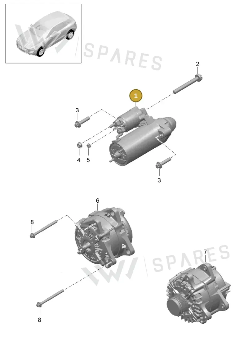 PAB911021B — Porsche Macan (2013-2018) diagram p44902000, position 1