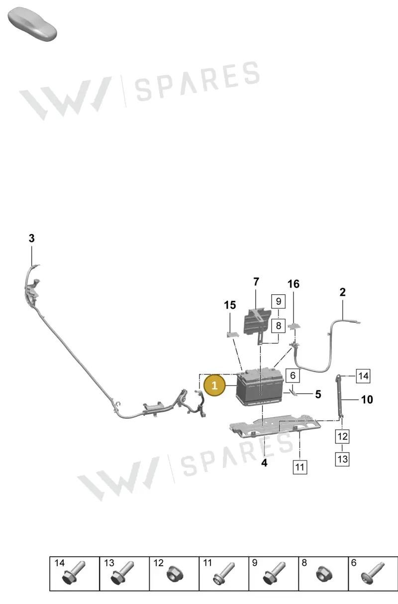 PAB915089A — Porsche Macan (2024-2024) diagram p61902300, position 1