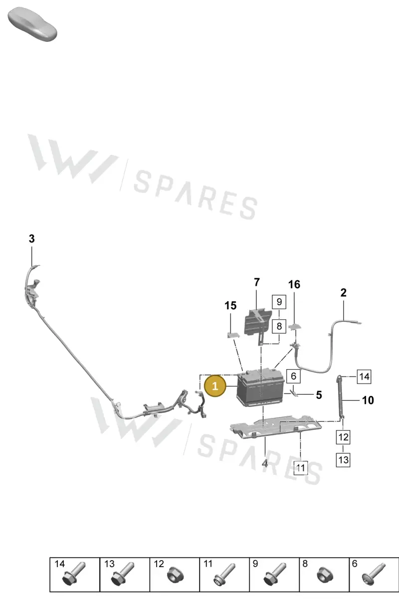 PAB915089B — Porsche Macan (2024-2024) diagram p61902300, position 1