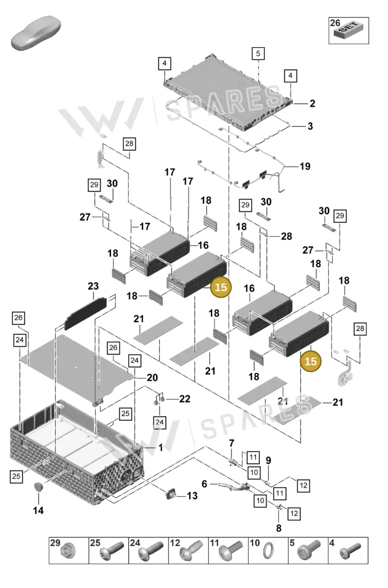 PAB915591F — Porsche Panamera (2020-2023) diagram p58901042, position 15