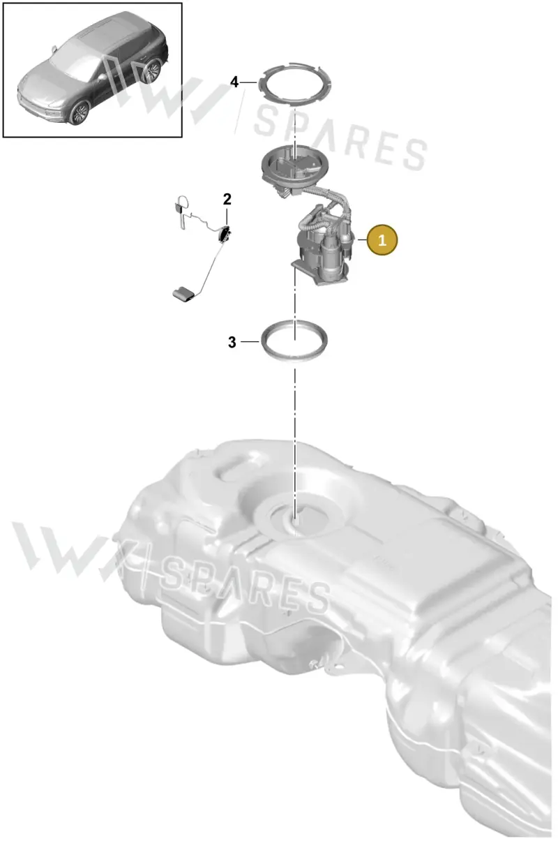 PAB919087G — Porsche Cayenne (2017-2023) diagram p51201015, position 1