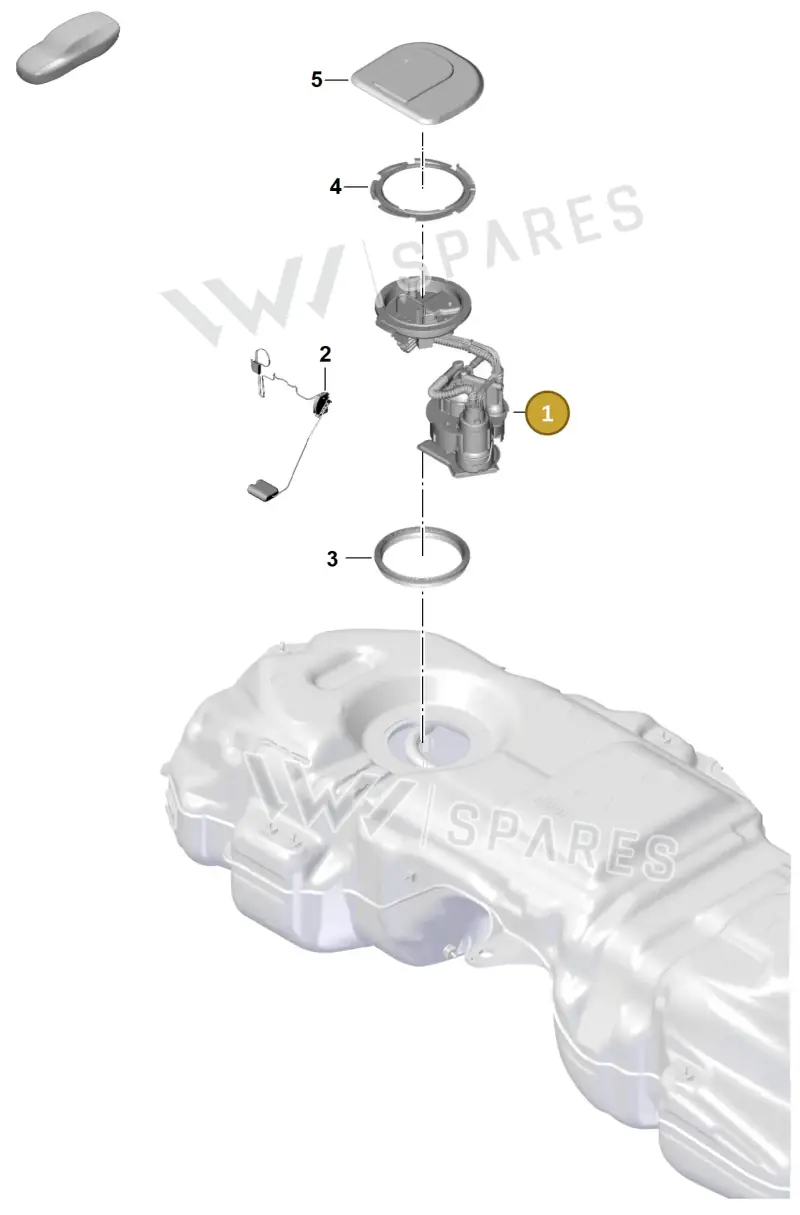 PAB919087G — Porsche Cayenne Coupe (2023-2023) diagram p60201050, position 1