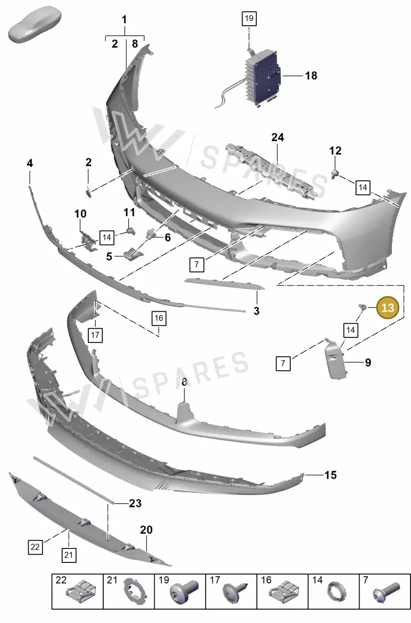 PAB919275G2X — Porsche 992 Sport Classic (2020-) diagram p57802000, position 13