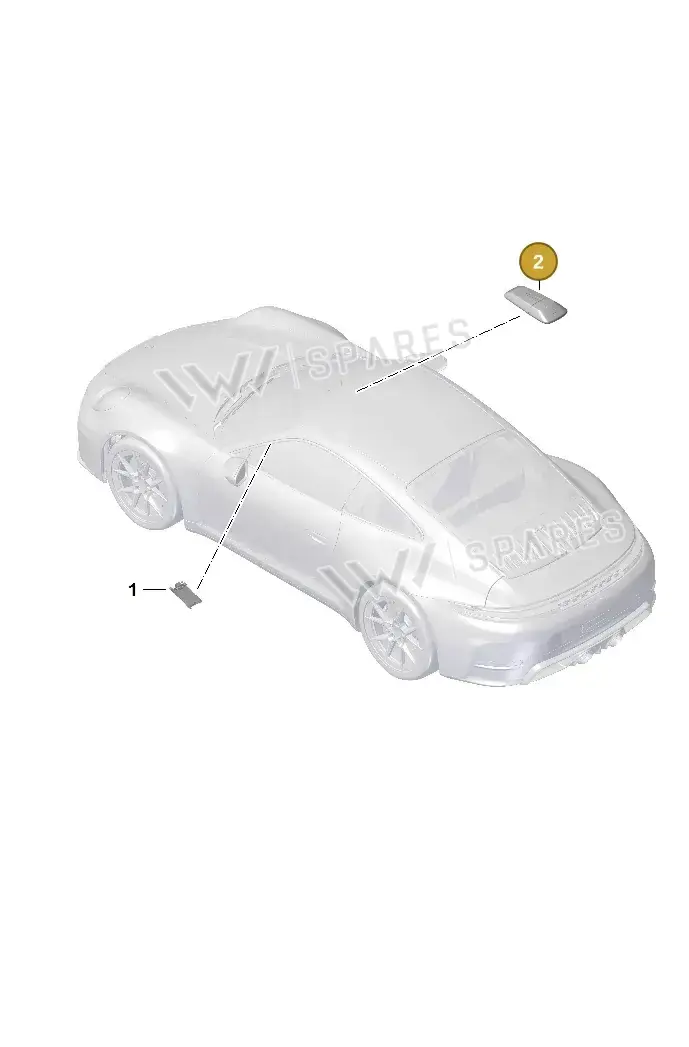 PAB919814 — Porsche 911 (2024-2025) diagram p63901400, position 2