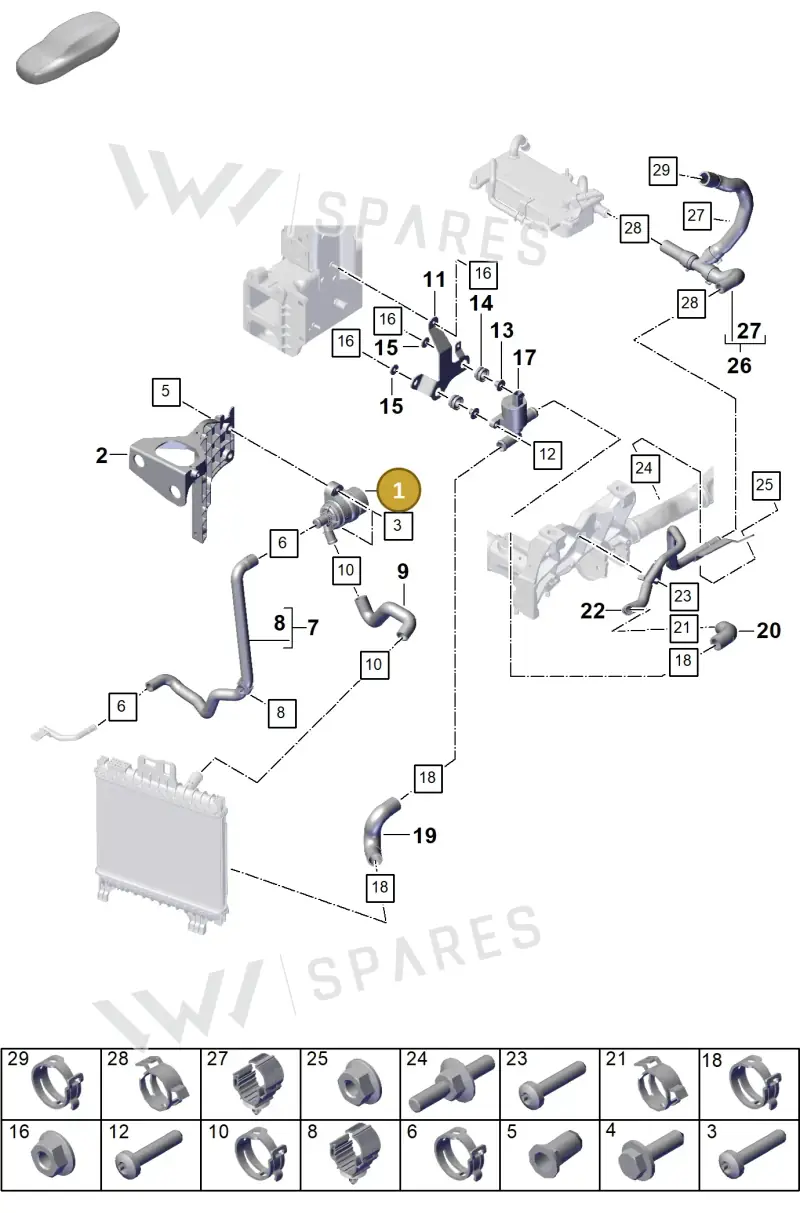 PAB965567D — Porsche Cayenne Coupe (2023-2023) diagram p60105360, position 1