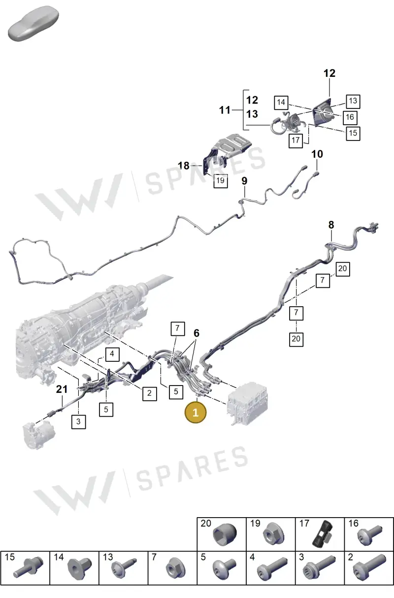 PAB971054D — Porsche Cayenne Coupe (2023-2023) diagram p60904000, position 1