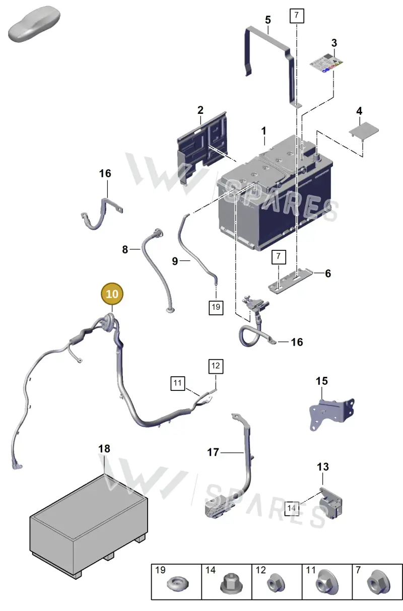 PAB971225H — Porsche Cayenne Coupe (2023-2023) diagram p60902300, position 10