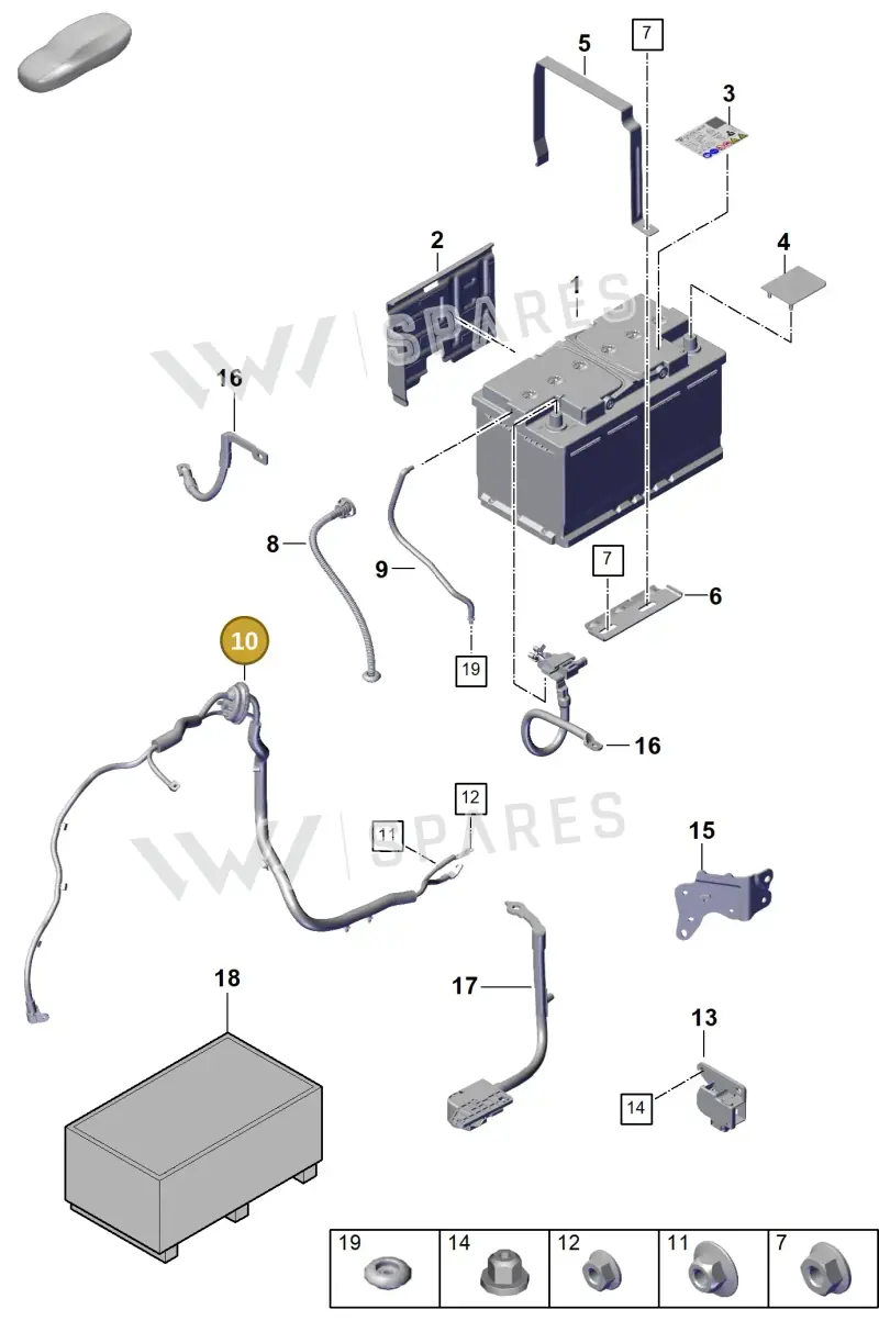 PAB971225R — Porsche Cayenne Coupe (2023-2023) diagram p60902300, position 10