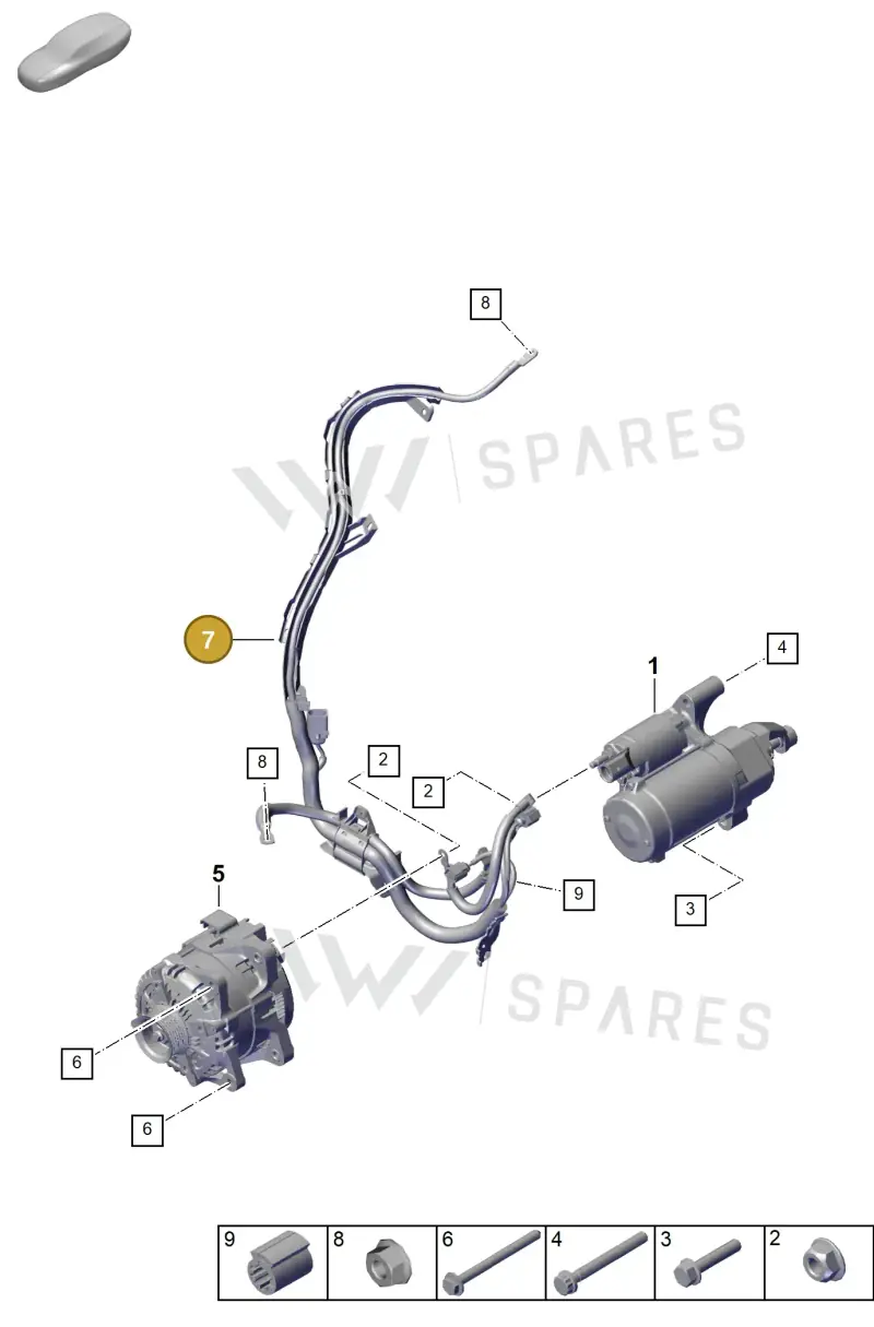 PAB971228B — Porsche Cayenne Coupe (2023-2023) diagram p60902200, position 7