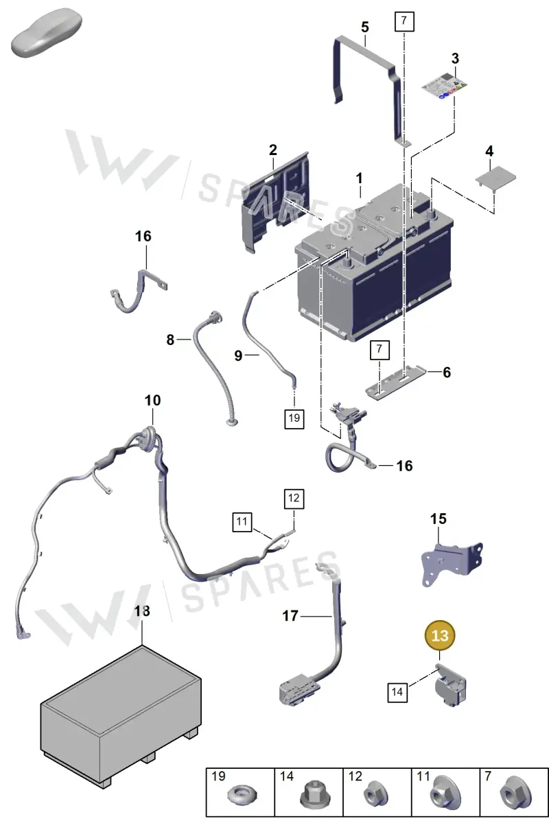 PAB971417 — Porsche Cayenne Coupe (2023-2023) diagram p60902300, position 13