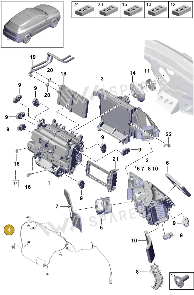 PAB97156910 — Porsche Cayenne (2017-2023) diagram p51814000, position 4