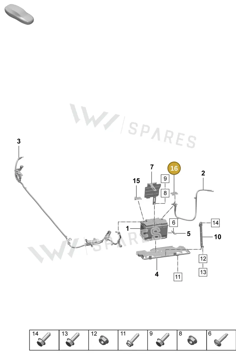 PAB971813 — Porsche Macan (2024-2024) diagram p61902300, position 16
