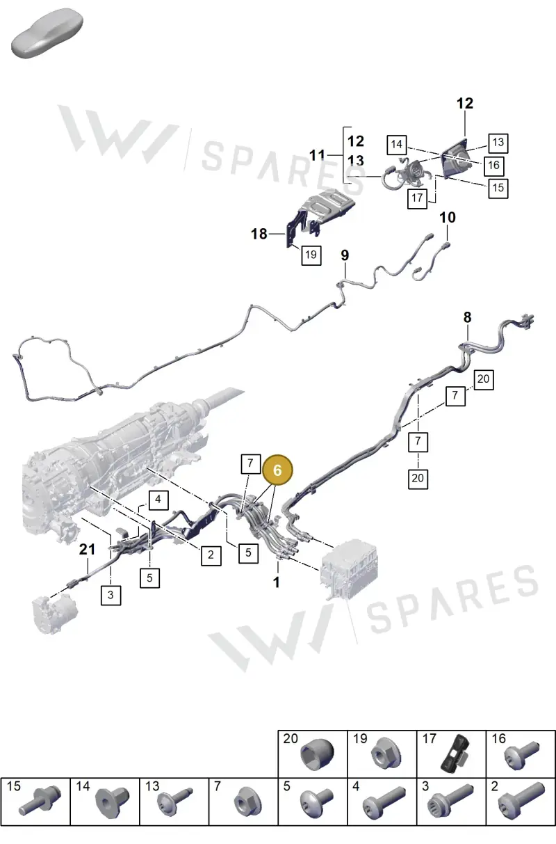 PAB97184520 — Porsche Cayenne Coupe (2023-2023) diagram p60904000, position 6