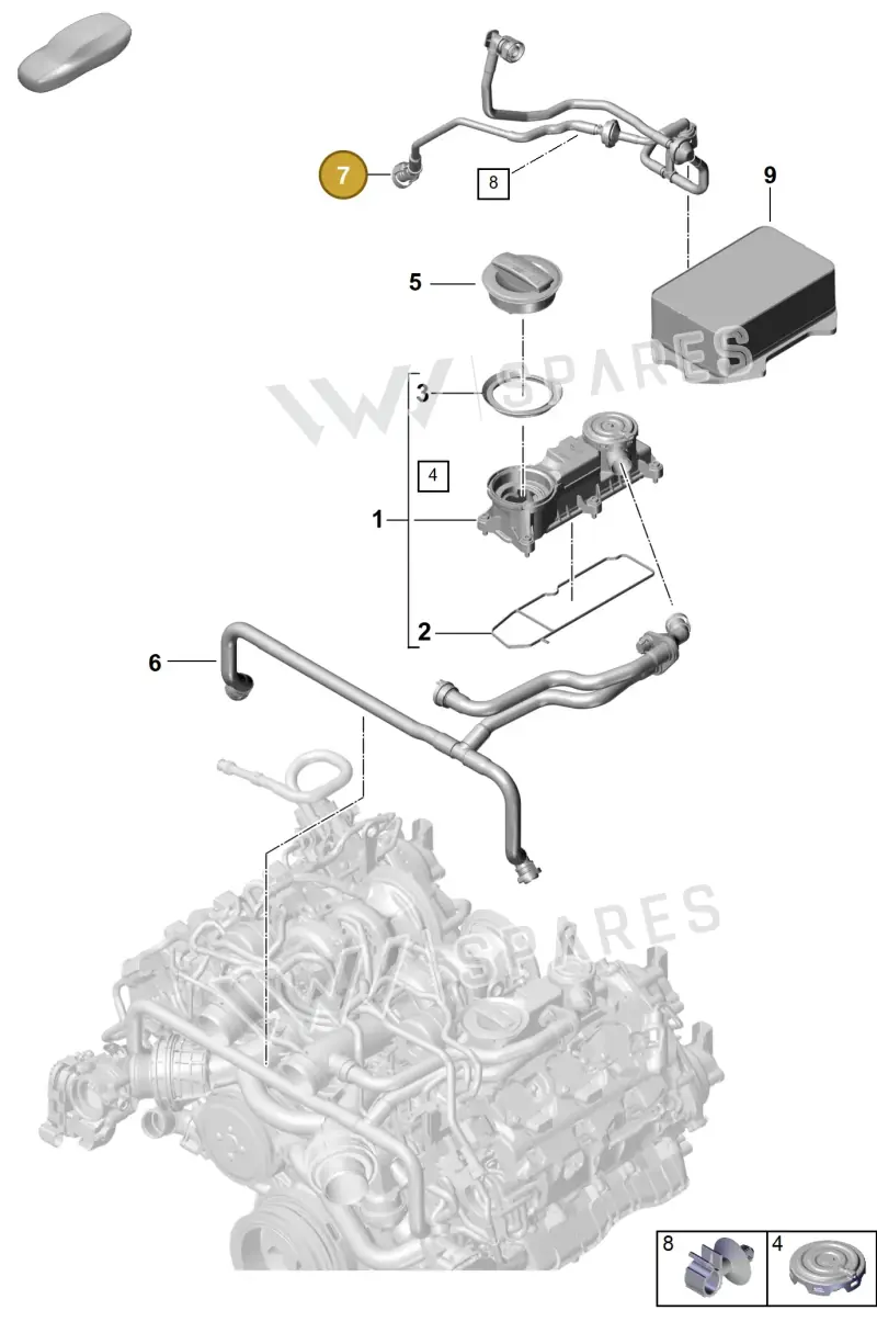 PAC103732 — Porsche Panamera (2023-2025) diagram p58106110, position 7
