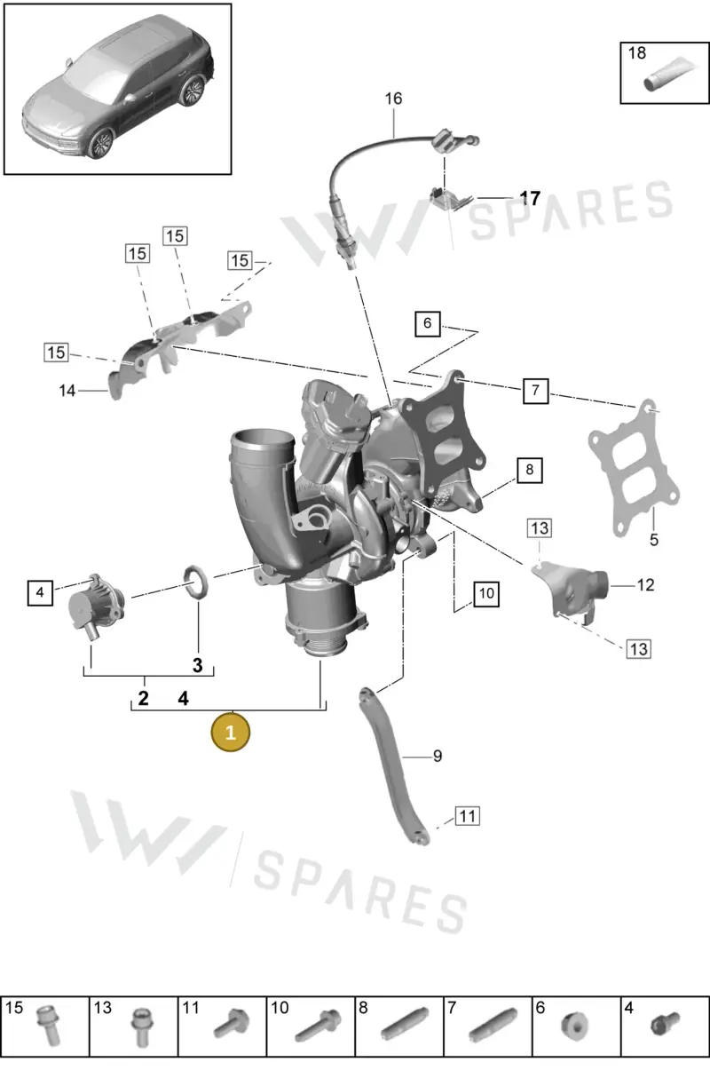 PAC145689A — Porsche Cayenne (2017-2023) diagram p51202010, position 1