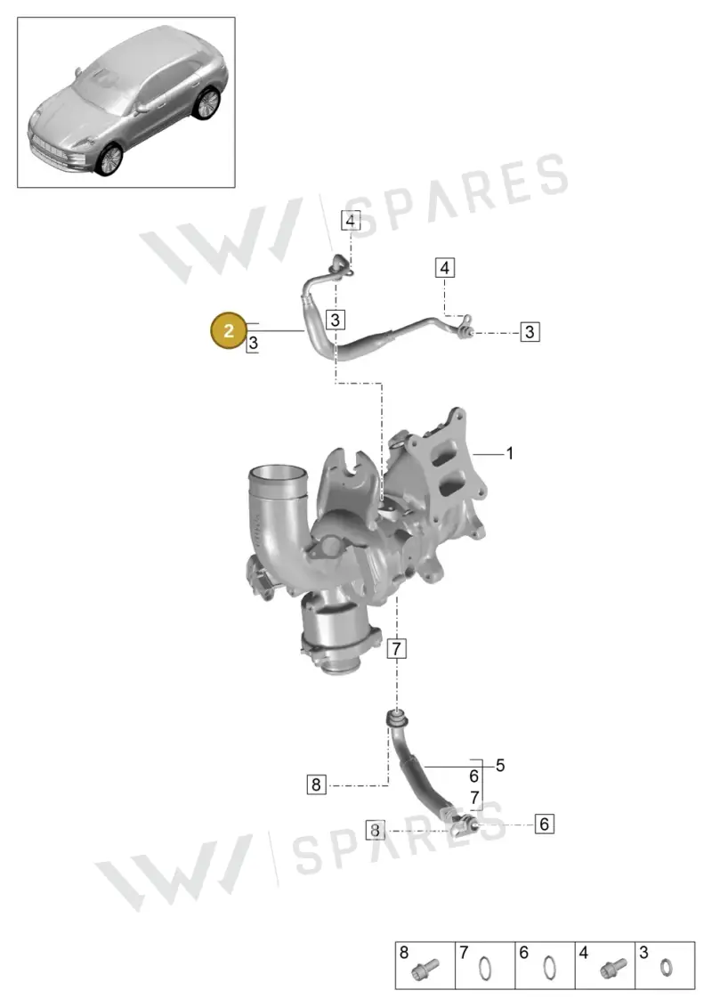 PAC145778 — Porsche Macan (2018-2022) diagram p52202220, position 2