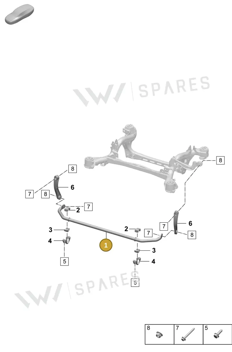 PAC511025 — Porsche Macan (2024-2024) diagram p61502100, position 1