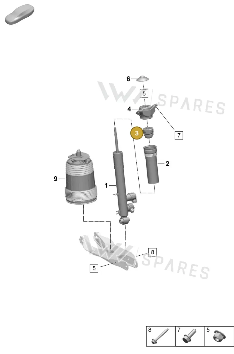 PAC511153 — Porsche Macan (2024-2024) diagram p61502000, position 3