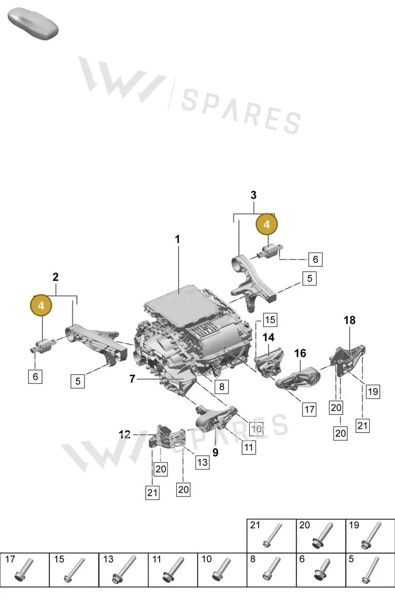 PAC599371A — Porsche Macan (2024-2024) diagram p61151100, position 4