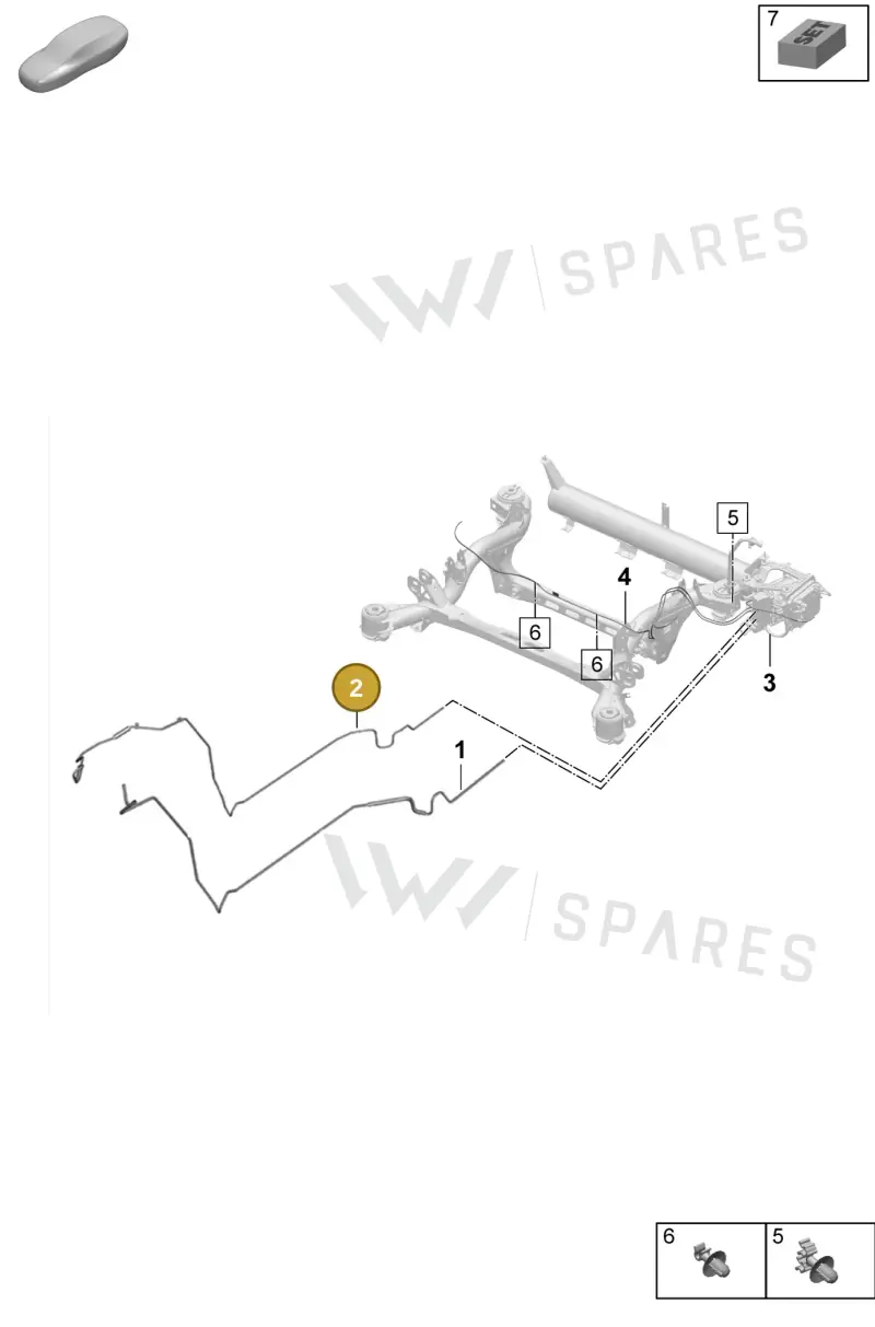 PAC616654A — Porsche Macan (2024-2024) diagram p61502150, position 2