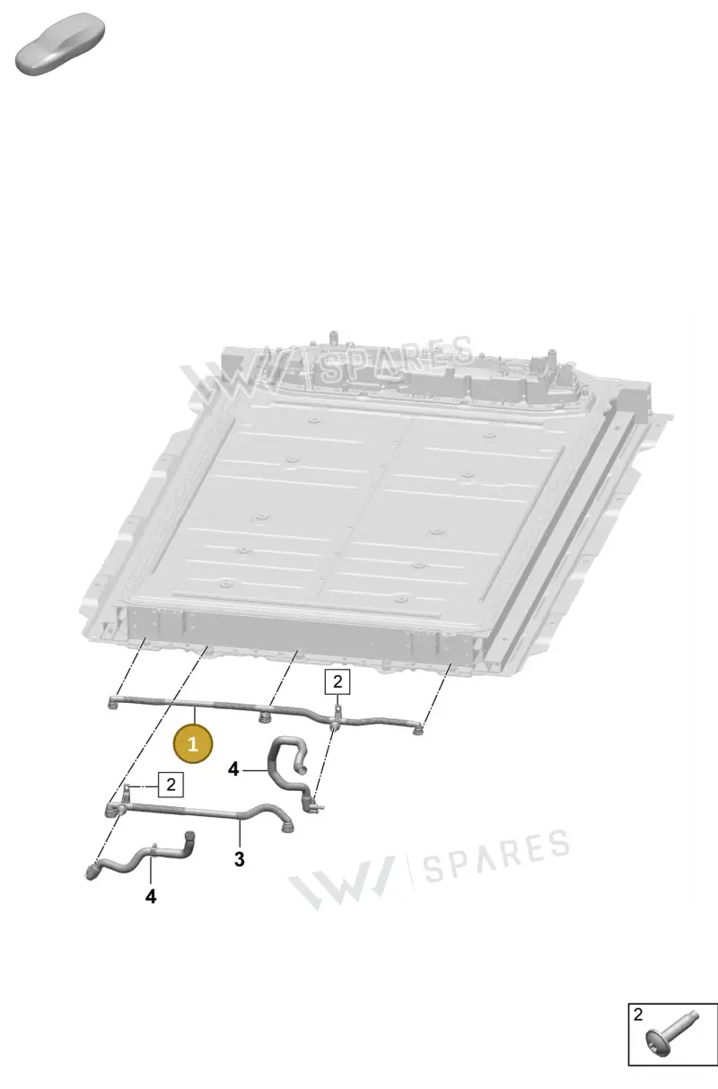 PAC819252 — Porsche Macan (2024-2024) diagram p61155500, position 1