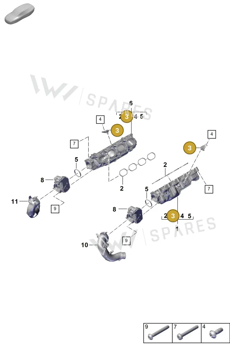 PAC906051E — Porsche Cayenne Coupe (2023-2023) diagram p60107130, position 3