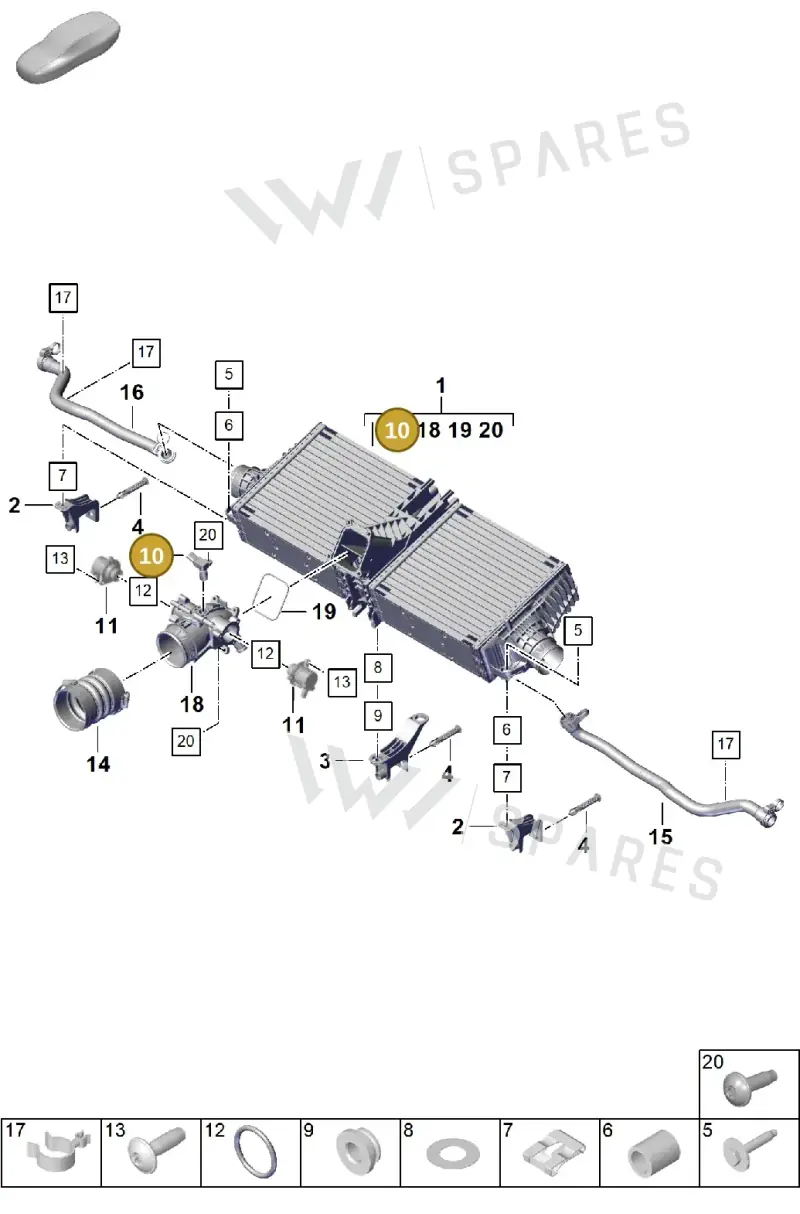 PAC906051E — Porsche 911 (2024-2025) diagram p63107200, position 10