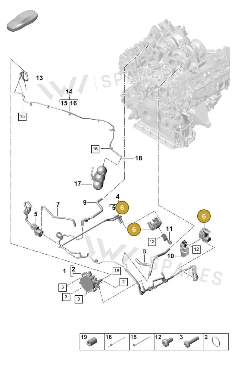 PAC906609 — Porsche Panamera (2020-2023) diagram p58108000, position 6