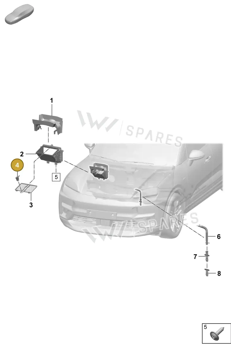 PAC907658 — Porsche Macan 4 (2024-) diagram p61813000, position 4