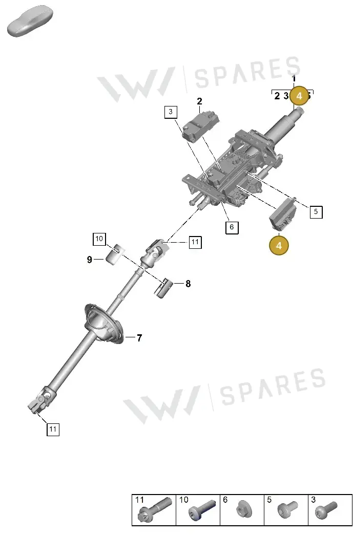 PAC907705 — Porsche Panamera (2023-2025) diagram p62403300, position 4