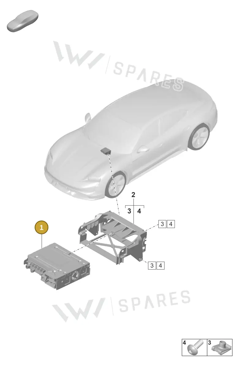 PAD035084X — Porsche Taycan Sport Turismo (2019-2024) diagram p56911000, position 1