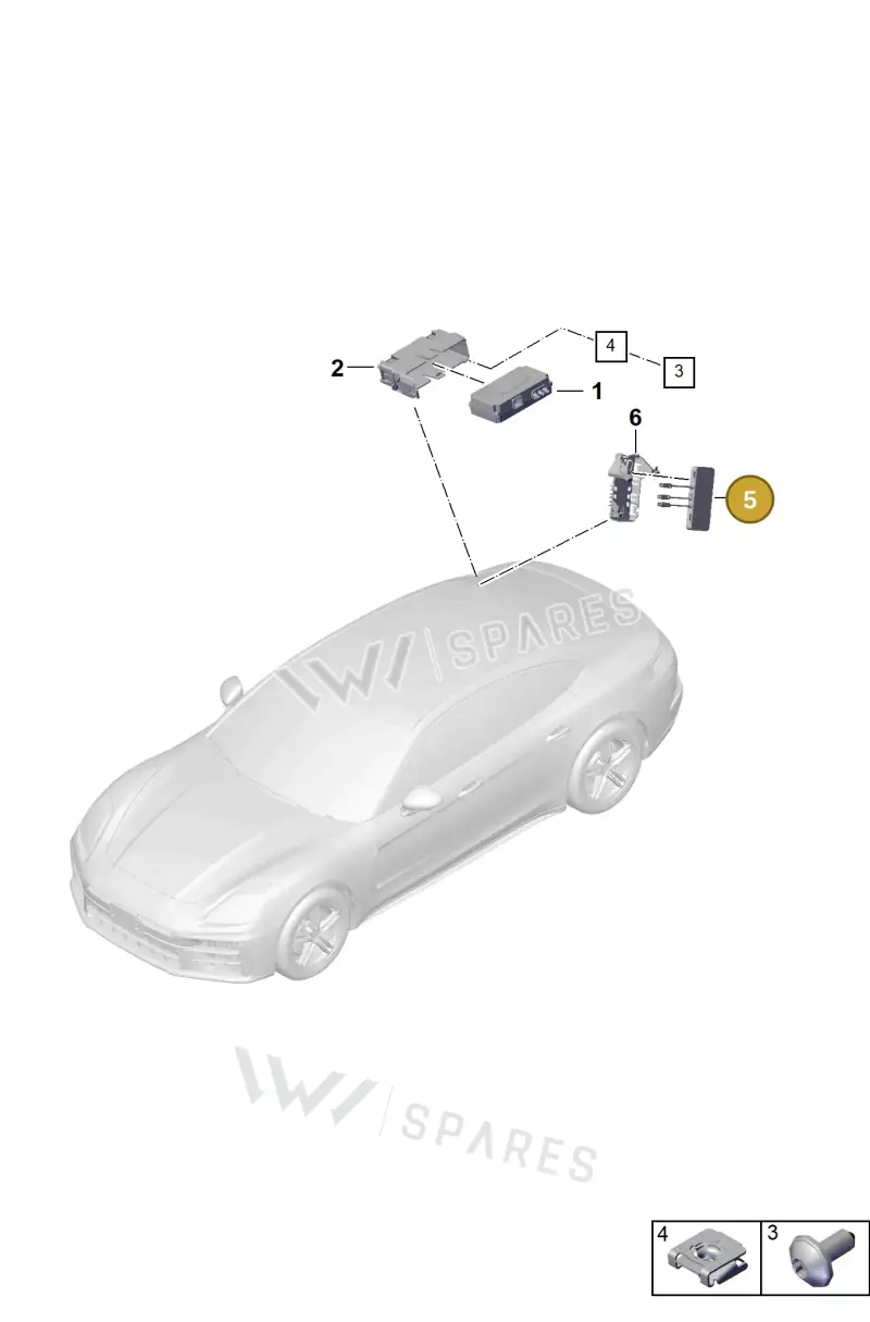 PAD035504A — Porsche Panamera (2023-2025) diagram p62901700, position 5