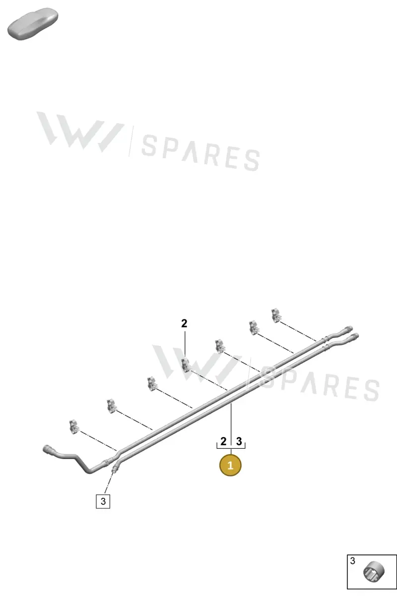 PAD121397 — Porsche Macan (2024-2024) diagram p61155050, position 1