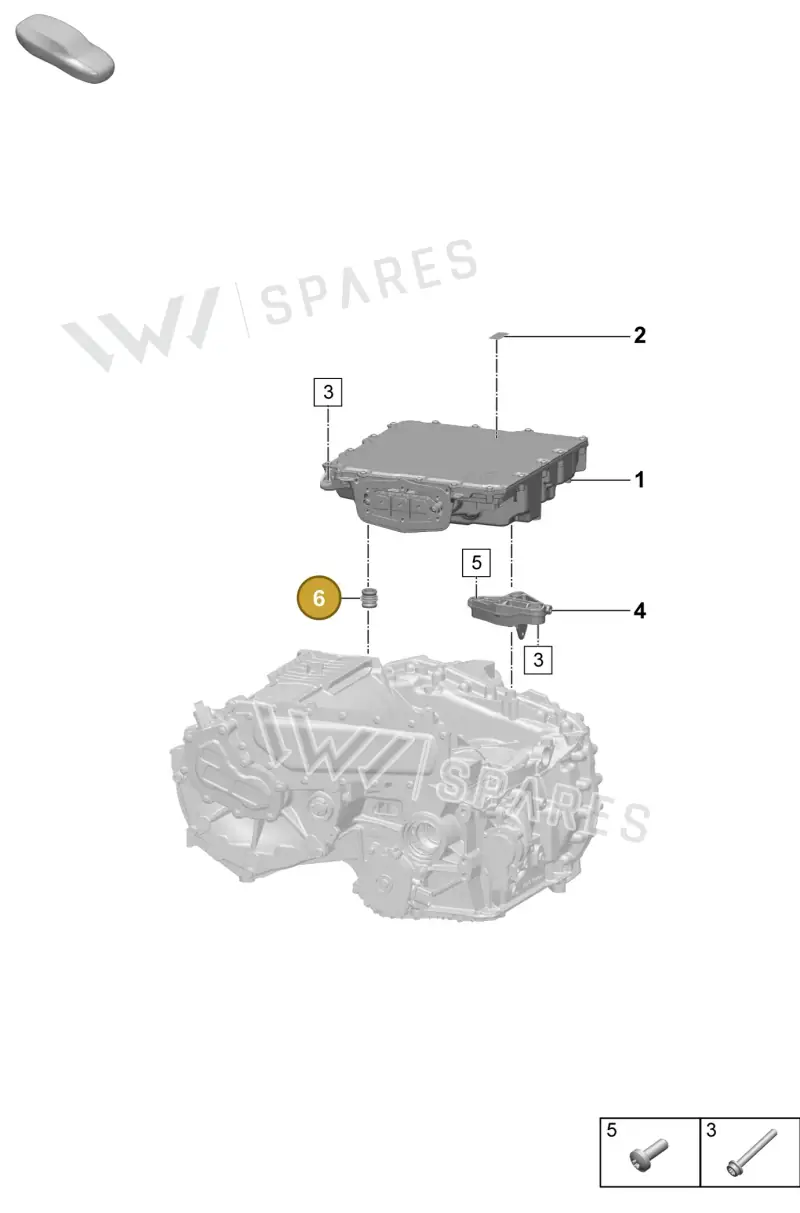 PAD122151 — Porsche Macan (2024-2024) diagram p61152100, position 6