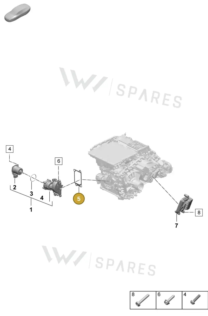 PAD301139 — Porsche Macan (2024-2024) diagram p61355140, position 5