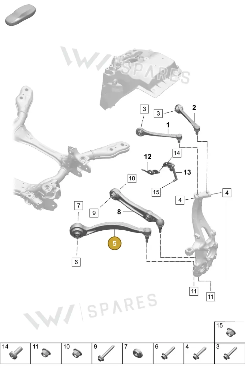 PAD407693A — Porsche Macan (2024-2024) diagram p61401050, position 5