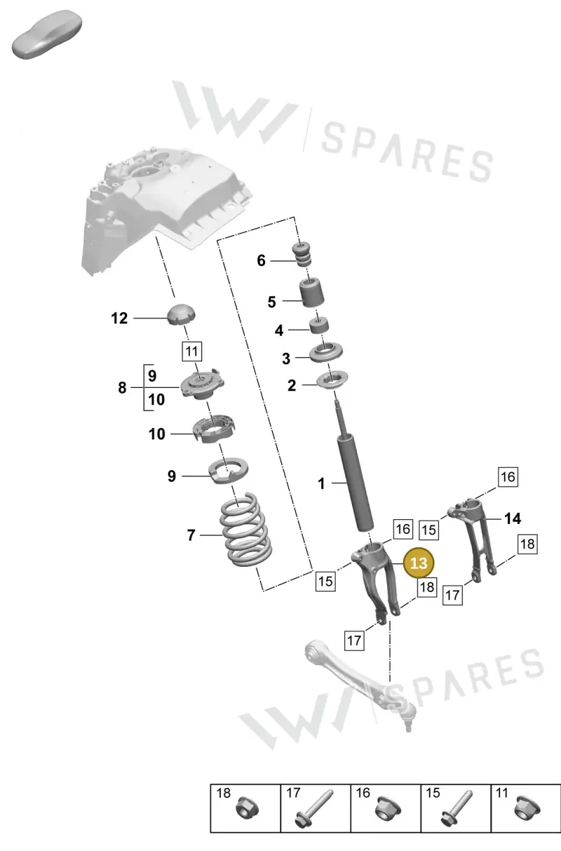 PAD413037 — Porsche Macan (2024-2024) diagram p61402020, position 13